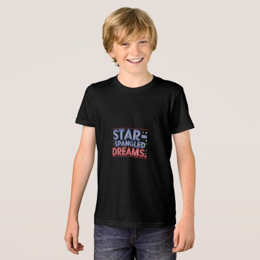 Star-spangled dromen Tri-Blend shirt (Voorkant volledig)