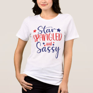 Star Spangled en Sassy Tri-Blend Shirt