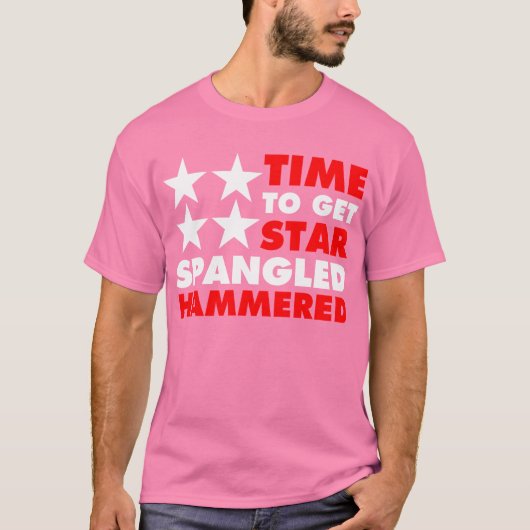 STAR SPANGLED HAMMERED T-SHIRT (Voorkant)