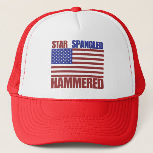Star Spangled Hammered Trucker Pet