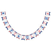 Star-Spangled Red White Blue elke feestelijke vier Vlaggetjes (Alle)