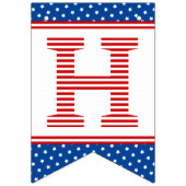 Star-Spangled Red White Blue elke feestelijke vier Vlaggetjes (Tweede vlag)
