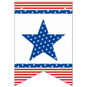 Star-Spangled Red White Blue elke feestelijke vier Vlaggetjes (Eerste vlag)