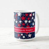 Star-Spangled Reunion Custom Coffee Mok (Voorkant rechts)