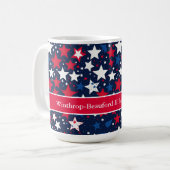 Star-Spangled Reunion Custom Coffee Mok (Voorkant links)