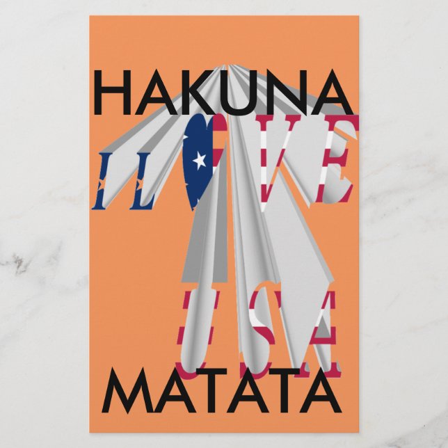 Star-Spangled Statement: Graphic I Love USA Design (Voorkant)