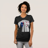 Star-Spangled Statement: Graphic I Love USA Design T-shirt (Voorkant volledig)