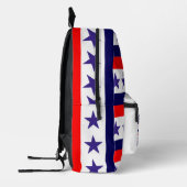 Star Spangled Stripes Print Cut Sew Rugzak (Links)