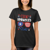 Star Spangled Stud 4 juli Toddler Outfit Patr T-shirt (Voorkant)
