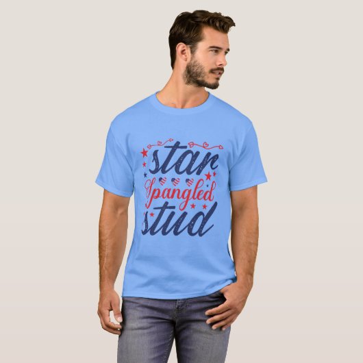 Star Spangled Stud T-shirt (Voorkant volledig)