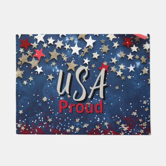 Star Spangled USA Trots Deurmat (Voorkant)