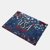 Star Spangled USA Trots Deurmat (Schuin)