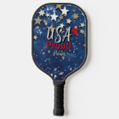 Star Spangled USA Trots Pickleball Paddle (Achterkant)
