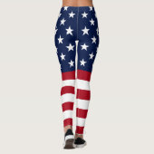 Star Spangled USA Vlag Leggings (Achterkant)