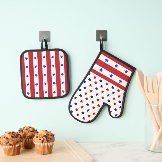 Star Spangled Vakantie Ovenwant & Pannenlap Set (Insitu(Ophanging))