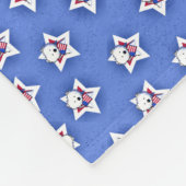 Star Speciedere USA Westies KiniArt Fleece Blanket (Hoek)