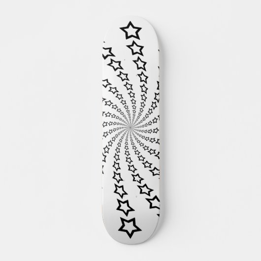 Star Spiral: Zwarte Sterren: Skateboard (Voorkant)