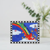 Star Sprinkles Briefkaart (Staand voorkant)