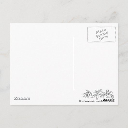 Star Sprinkles Briefkaart (Achterkant)