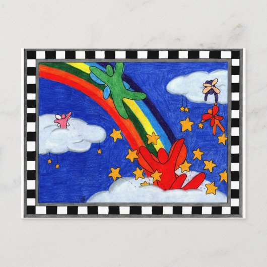 Star Sprinkles Briefkaart (Voorkant)