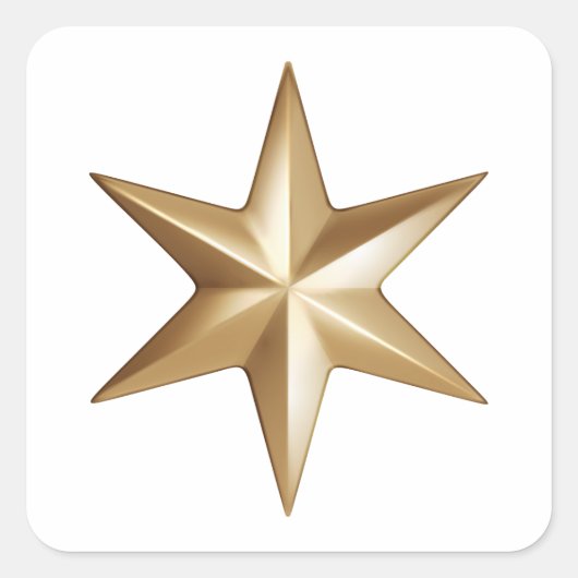 Star Square Stickers (Voorkant)