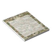 Star Stencil  Camouflage Decor Notitieblok (Schuin)