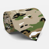 Star Stencil  Camouflage Decor Stropdas (Opgerold)