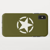 Star Stencil Classic on Khaki Green Case-Mate iPhone Case (Achterkant (horizontaal))