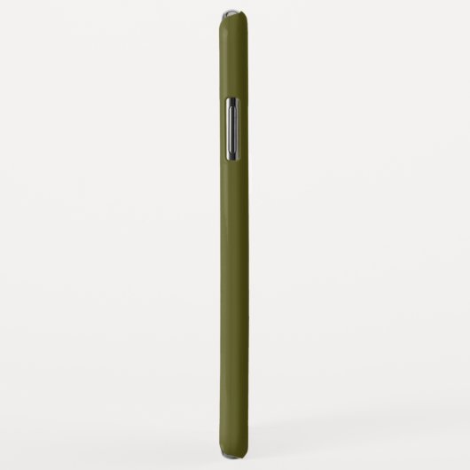 Star Stencil  Decal on Khaki Green Case-Mate iPhone Case (Achterkant/rechts)