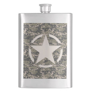 Star Stencil  Digital Camo Style Flacon