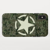 Star Stencil Digital Woodland Case-Mate iPhone Case (Achterkant (horizontaal))