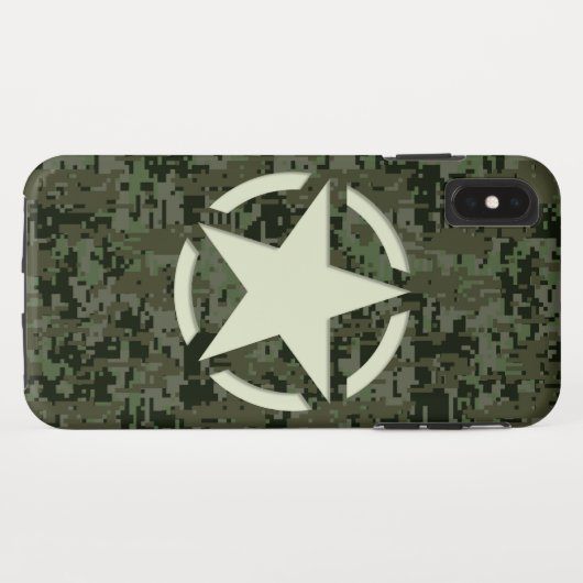 Star Stencil Digital Woodland Case-Mate iPhone Case (Achterkant (horizontaal))