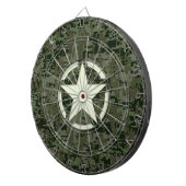 Star Stencil Digital Woodland Dartbord (Voorkant Rechts)