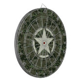 Star Stencil Digital Woodland Dartbord (Voorkant Links)