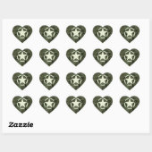 Star Stencil Digital Woodland Hart Sticker (Vel)