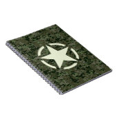 Star Stencil Digital Woodland Notitieboek (Rechterzijde)