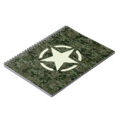 Star Stencil Digital Woodland Notitieboek (Linkerzijde)