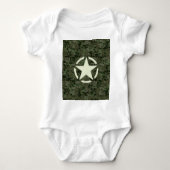 Star Stencil Digital Woodland Romper (Voorkant)