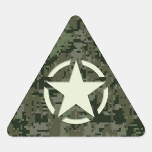 Star Stencil Digital Woodland Sticker