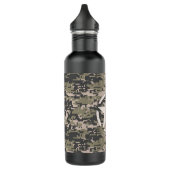 Star Stencil  digitale camouflage stijl Waterfles (Links)