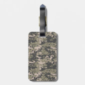 Star Stencil  Label Digital Khaki Style Bagagelabel (Achterkant verticaal)