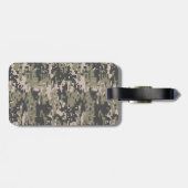 Star Stencil  Label Digital Khaki Style Bagagelabel (Achterkant horizontaal)