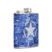 Star Stencil  Navy Blue Digital Camo Heupfles (Rechts)