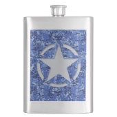 Star Stencil  Navy Blue Digital Camo Heupfles (Voorkant)