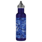 Star Stencil Navy Blue Digital Camo Waterfles (Rechts)