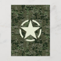 Star Stencil  Symbool Digital Camouflage