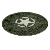 Star Stencil Symbool Digital Camouflage Snijplank (Hoek)