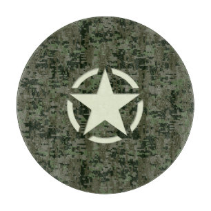 Star Stencil Symbool Digital Camouflage Snijplank