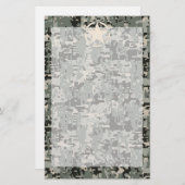 Star Stencil voor digitale camouflage Briefpapier (Voorkant / Achterkant)
