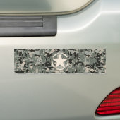 Star Stencil voor digitale camouflage Bumpersticker (Op auto)